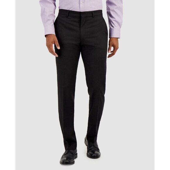 NEW Kenneth Cole Reaction Men's3 6X32 Slim Fit Techni-Cole Performance Black - Picture 1 of 7